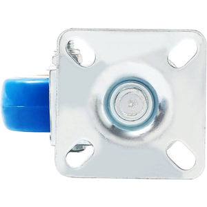 2 inch Blue PU Swivel Caster No Brake