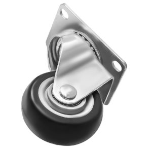 3 inch Black PU Swivel Caster No Brake