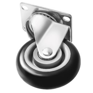 4 inch Black PU Swivel Caster No Brake