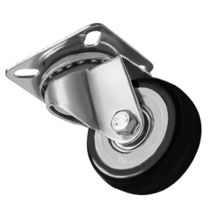 2 inch Black PU Swivel Caster No Brake