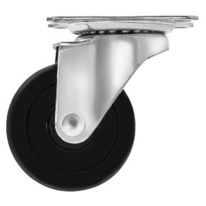 2 Inch Hard Rubber Base Swivel Caster Wheels No Brake