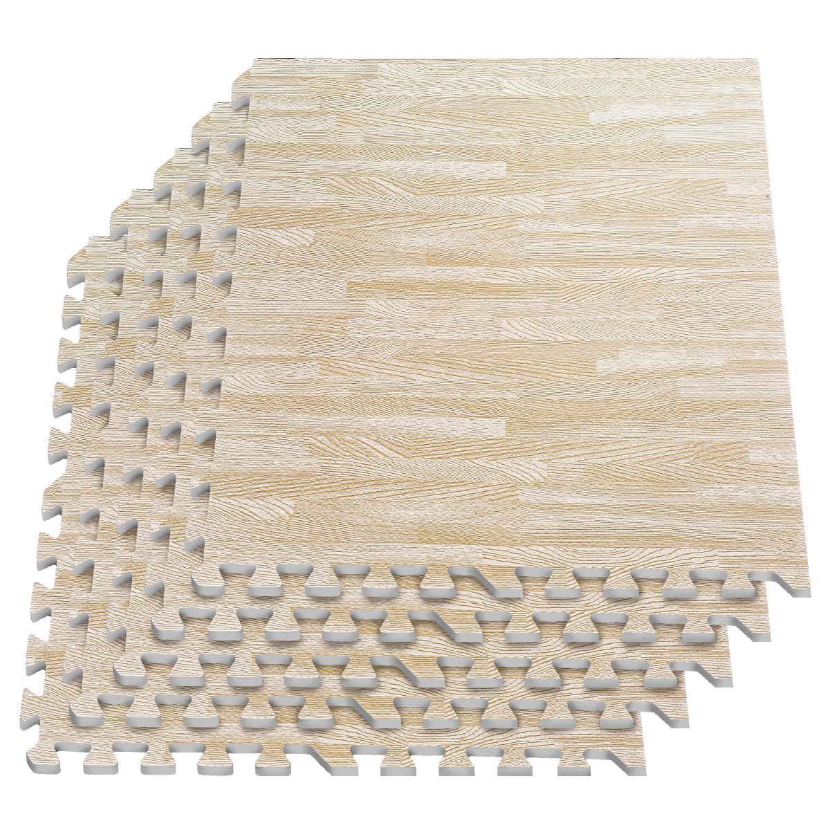 wood foam puzzle mat