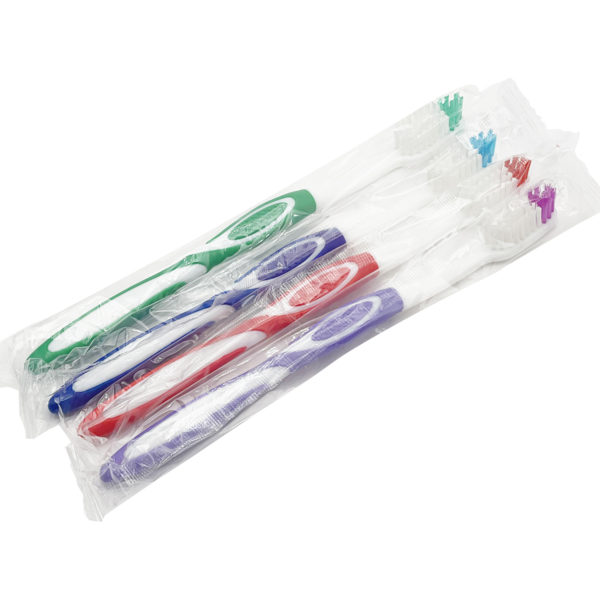 1,000 Pieces Toothbrush Standard Classic Medium Soft Toothbrush Bulk Individually Wrapped