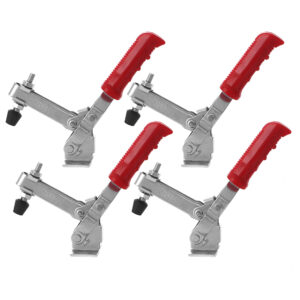 4 Pieces 11412 Vertical Toggle Clamps 450LB Steel Quick Release Hand Tool - Image 1