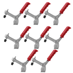 8 Pieces 11412 Vertical Toggle Clamps 450LB Steel Quick Release Hand Tool