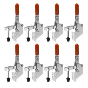 8 Pack 101B Vertical Toggle Clamps 220LB Antislip Grip Quick Release Hand Tool - Image 1