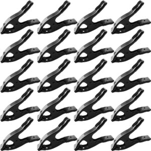 20 Pack 2 Inch All Black Metal Spring Clamp - Image 1